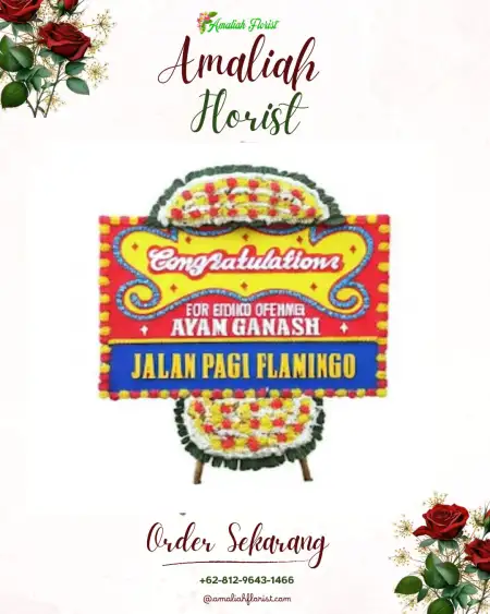 Sewa Papan Bunga Kauman